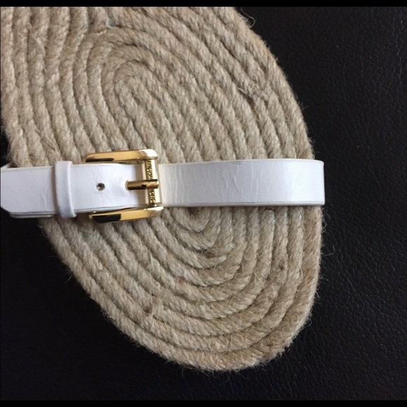 Michael Kors White Jute Strap Sandals - Picture 5 of 5